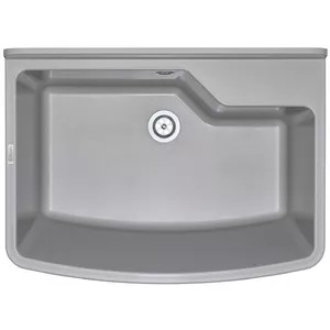 Stainless steel single bowl sink deante ZYT 310B — single bowl, stainless steel