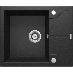 1-bowl granite sink Deante ZQN_211A with drainer, durable design