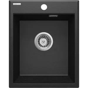 1-bowl granite sink deante ZQE G104 — single-bowl kitchen sink, granite composite, compact design