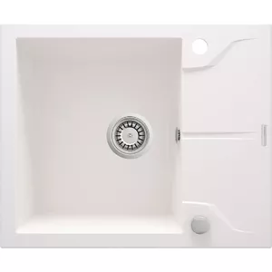 1-bowl granite sink Deante ZQN_A11A with drainer, single bowl kitchen sink