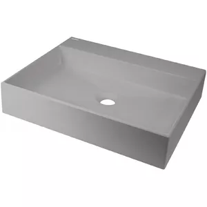 Granite countertop washbasin deante CQR_SU5S 500x400 mm with space for tap