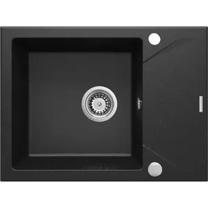 Granite kitchen sink Deante ZQJ_G11A, 1-bowl with drainer