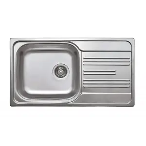 1-bowl stainless steel sink Deante ZEX 3113 with drainer, durable construction