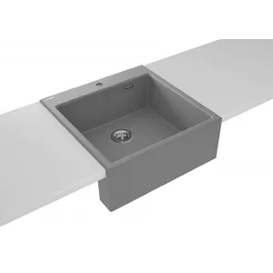 Granite 1-bowl sink deante ZQE S10K, scratch-resistant, durable