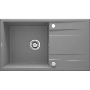 Granite sink with drainer deante ZQE_S113 1 bowl