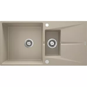 Granite 1.5-bowl sink Deante ZRC_7513 with drainer