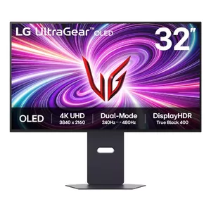 Computer Monitor LG 32GS95UV-B 32" OLED 4K Ultra HD 3840 x 2160