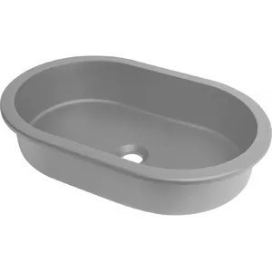 Undercounter washbasin deante CQS_SU6U 60x40 cm, granite, rectangular