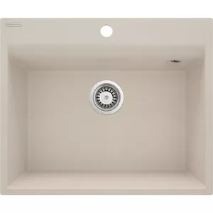 Granite 1-bowl sink Deante ZRC_510A, scratch-resistant, durable
