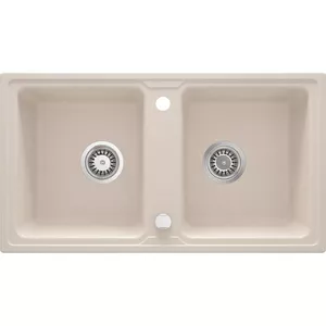 2-bowl granite sink Deante ZQZ 5203 — durable, easy-to-clean