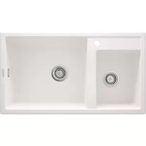 2-bowl granite sink deante ZQE_A20B — durable, easy-to-clean double-bowl kitchen sink