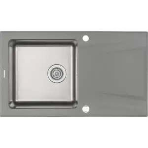 1-bowl granite-steel sink Deante ZSR_S113 with drainer