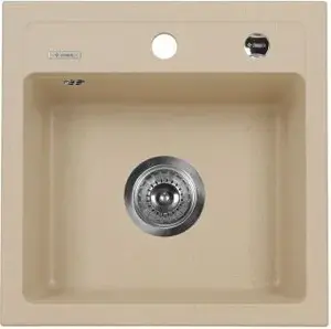 Granite sink deante ZQZA7103 1-bowl — single bowl kitchen sink, granite composite