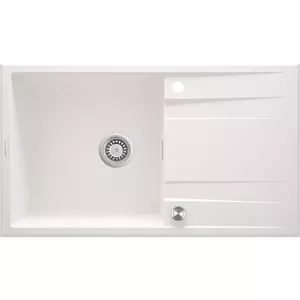 1-bowl granite sink deante ZQE_A113 with drainer, single-bowl kitchen sink, granite composite