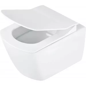 Rimless toilet deante CDZD6ZPW compact design easy to clean