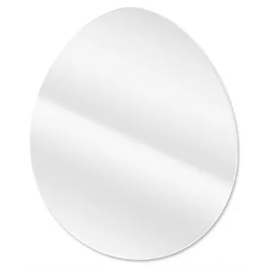 Hanging mirror deante ADI_E841 asymmetrical design, wall-mounted decorative mirror