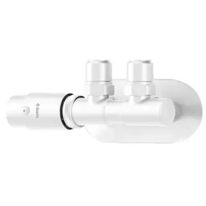 Thermostatic radiator valve deante AGI_AZL1 left — bathroom use, left-hand connection