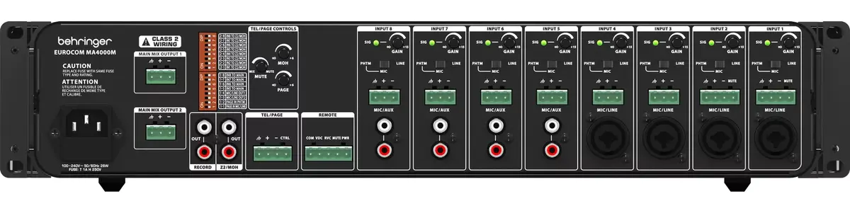 Behringer MA4000M audio mixer Photo 2
