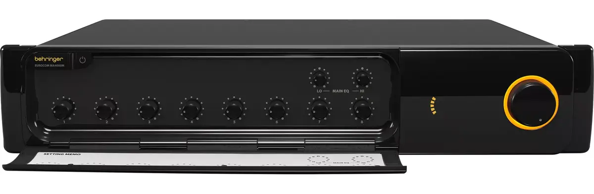 Behringer MA4000M audio mixer Photo 9