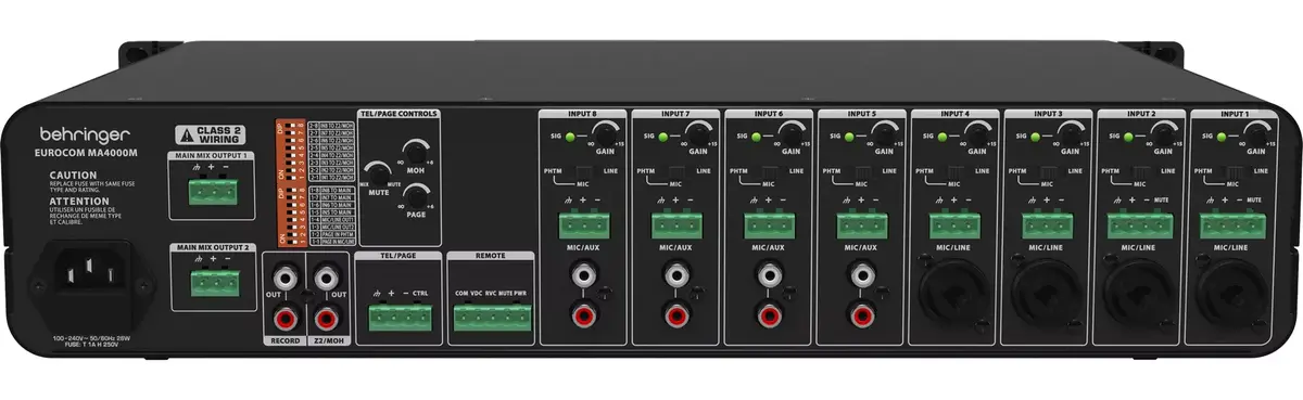 Behringer MA4000M audio mixer Photo 10