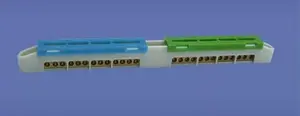 Клеммная колодка ELEKTROPLAST 13-полюсная для монтажной рейки