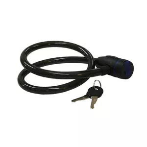 Velosipēda troses slēdzene BESK 9066942, tērauda trose 0,8 m, diametrs 12 mm