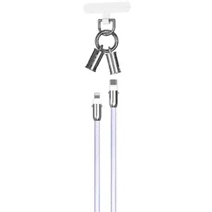 2in1 Lanyard Devia EC658P USB-C to Lightning 27W 1.2m charging and data cable