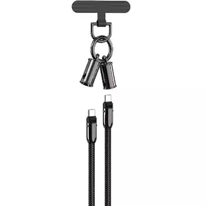 USB-C to USB-C 60W 1.2m cable with 2in1 lanyard, Devia EC657