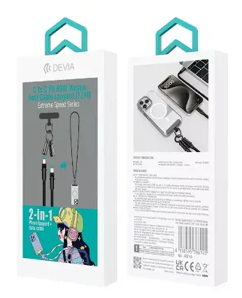 Devia EC657 USB-C to USB-C 60W 1.2m Photo 5
