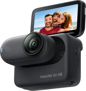Экшн-камера Insta360 GO 3S Standard Edition Midnight Black 128GB 4K Ultra HD 3840 x 2880 пикселей Wi-Fi Bluetooth