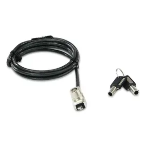 DICOTA BASE XX Laptop Lock Wedge cable lock Anthracite 1.5 m
