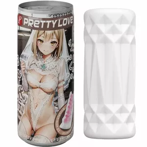 Мастурбатор pretty love D-241860 — силиконовый мужской мастурбатор, чёрный, реалистичная текстура, эргономичная рукоять