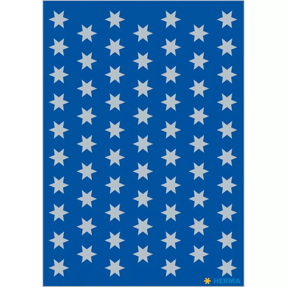 HERMA stars 6-pointed Silver Paper Stickers Photo 2