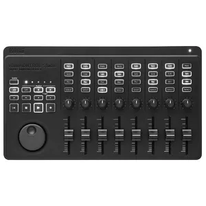 MIDI controller Korg nanoKONTROL Studio — USB, buttons/rotary/pads, black, 278×160×33 mm, AAA battery/USB