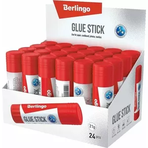 Līmstienis Berlingo 502177, 21 g, iepakojumā 24 gab. — līme papīram un rokdarbiem