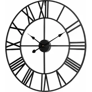 Sienas pulkstenis TEESA TSA0039 — 60 cm alumīnija rāmis, analogs displejs