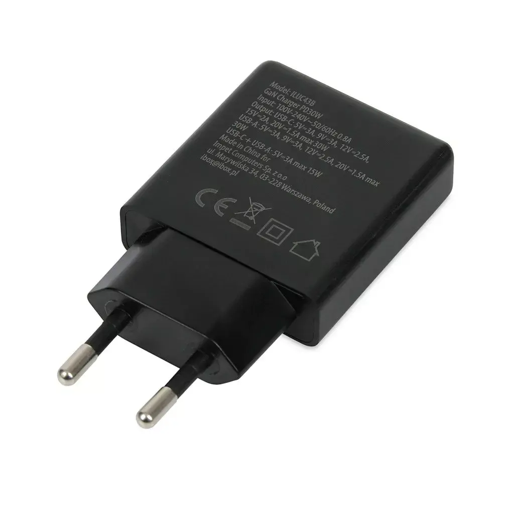 Wall charger IBOX C-43 Slim GaN PD30W Photo 4