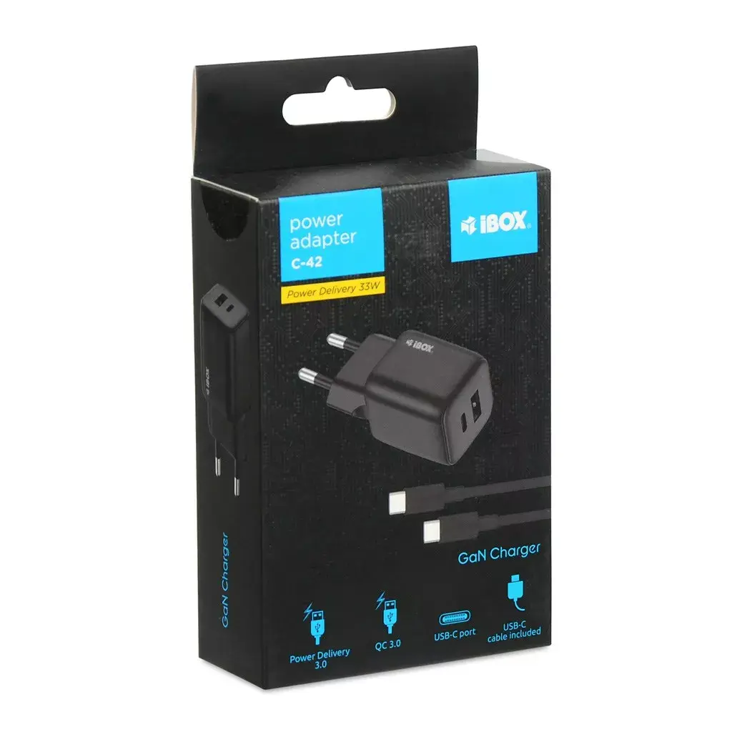 IBOX ILUC42B 12V 2A tīkla adapters Photo 5
