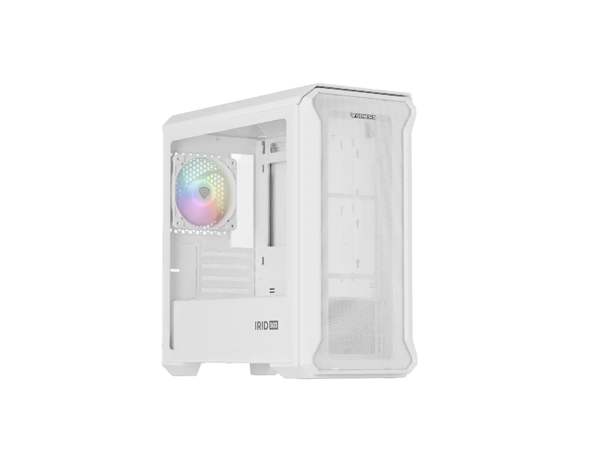 GENESIS Irid 503 ARGB Lite Корпус для ПК Mini Tower Белый Photo 2