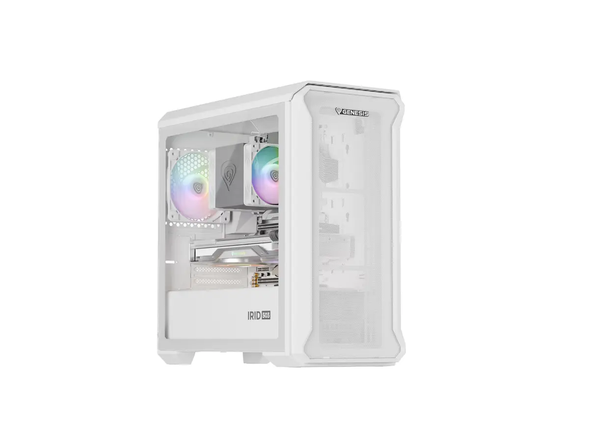 GENESIS Irid 503 ARGB Lite Корпус для ПК Mini Tower Белый Photo 6