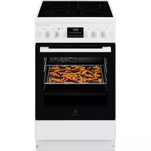 Elektriskā plīts Electrolux LKR564277W, 4 virsmas plāksnes, 60 cm, energoklase A