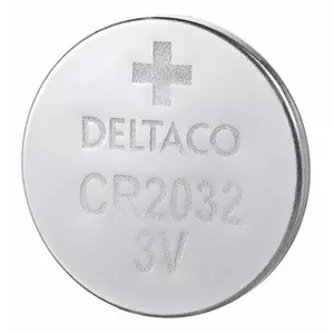 Poga akumulators DELTACO CR2032 3V — 10 gab. iepakojums