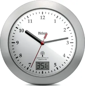 Bathroom radio clock Mebus 41124 with alarm function and backlight
