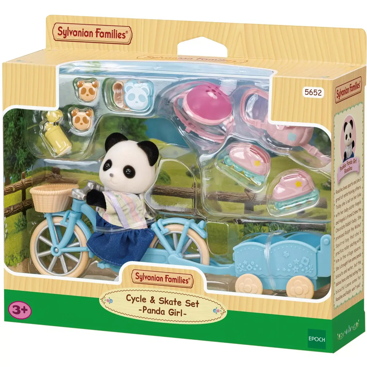 Набор для катания и скейтборда Sylvanian Families Девочка Панда Photo 2