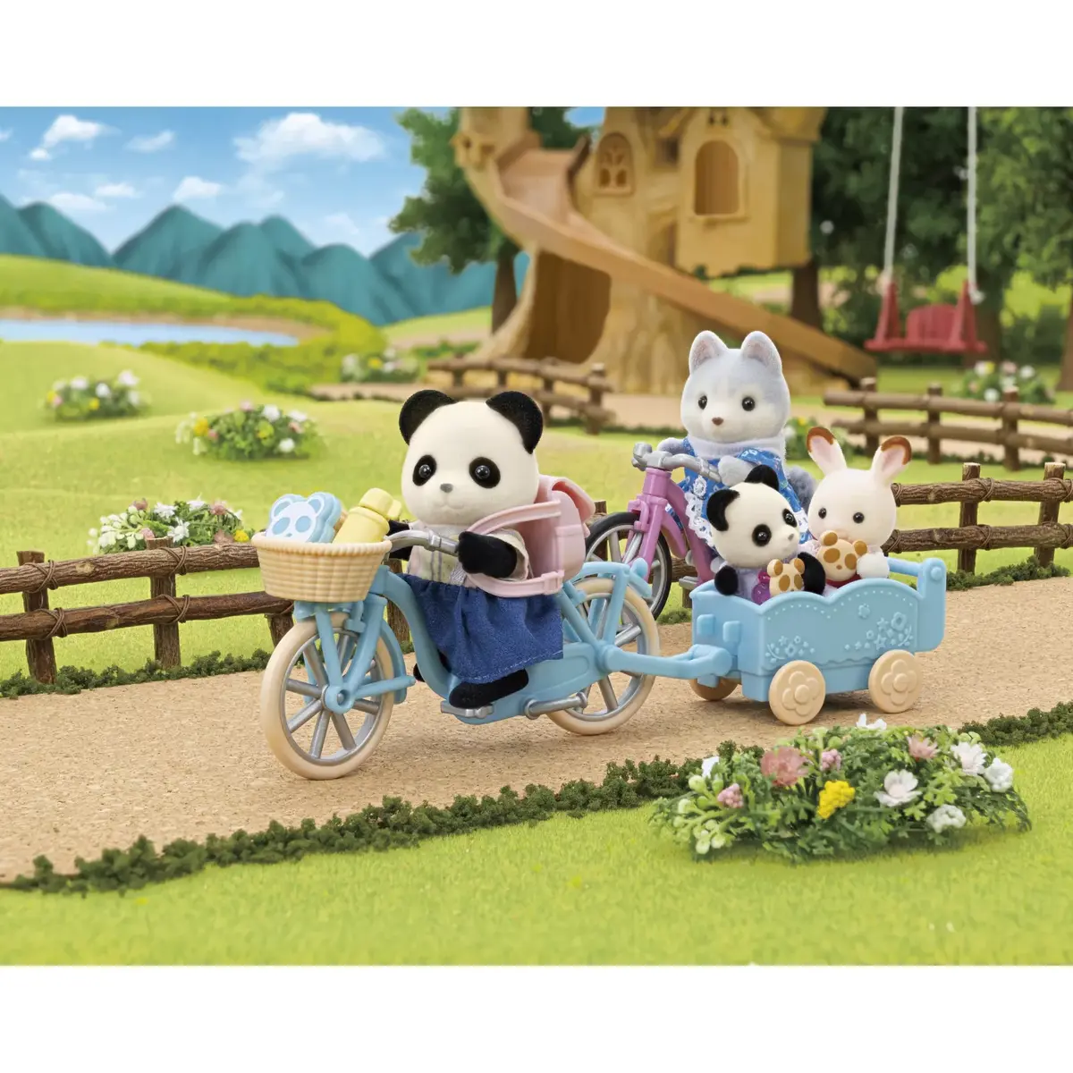 Набор для катания и скейтборда Sylvanian Families Девочка Панда Photo 7