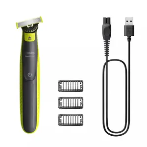 Электробритва Philips OneBlade 360 QP2724/23 Face сеточная с аккумуляторным питанием контурной технологией и насадками для бороды
