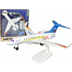 Passenger plane toy LEANToys G-650 model 11203 — mechanical playset