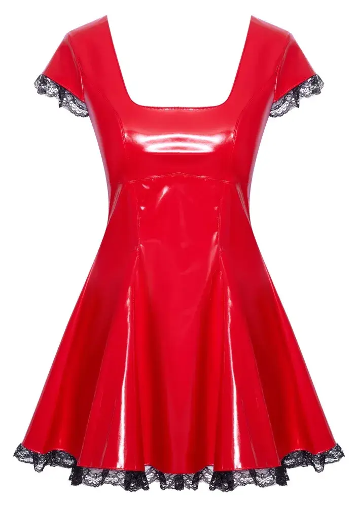 Мини‑платье black level Vinyl Dress Red XL Photo 6