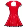 Мини‑платье black level Vinyl Dress Red XL Photo 7