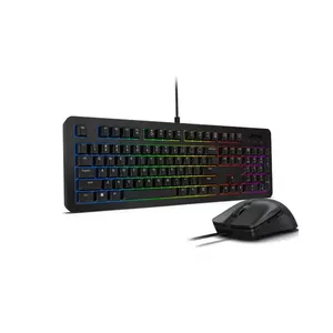 Игровой комплект клавиатуры и мыши Lenovo Legion KM310 RGB проводной, раскладка US English, чёрный, 1000 Гц, 8000 DPI